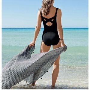 Women's Petite Slender Suit Carmela One Piece Swimsuit black size 16W DDD